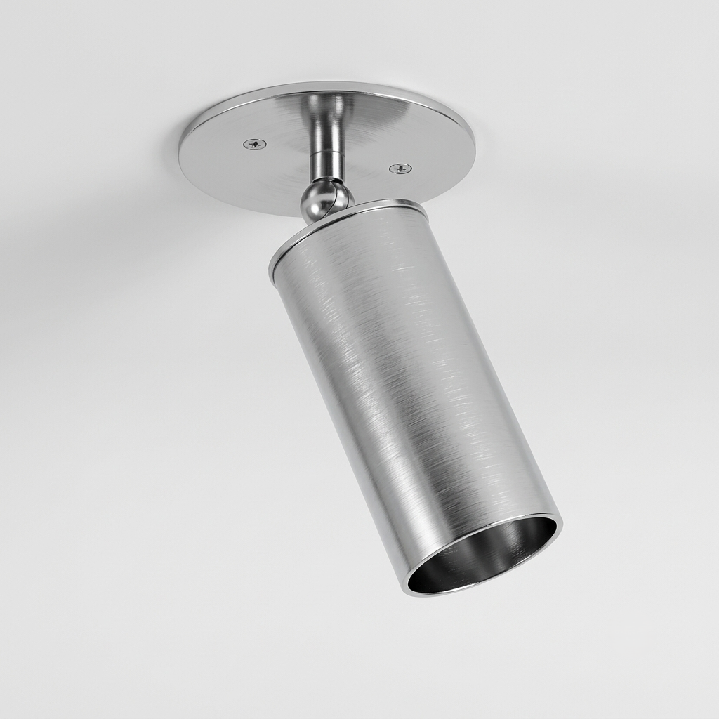 NauticZen Handmade Mid-Century Modern Brass Ceiling Spotlight: Adjustable Accent Lighting