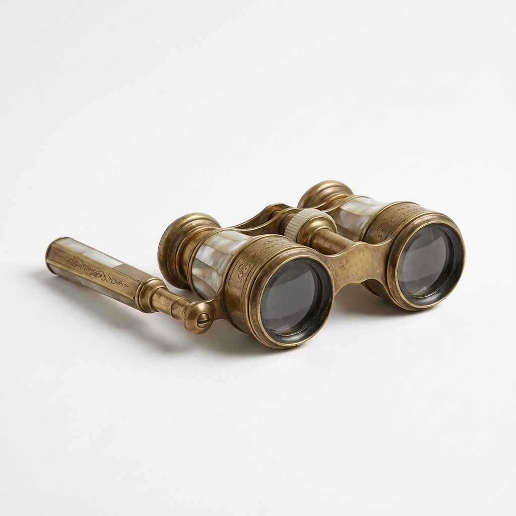 Vintage Opera Binoculars with Handle